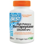 Doctor's Best Serrapeptase, 120 000 SPU High Potency - 90 kapslí