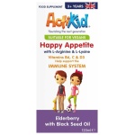 ActiKid Happy Appetite Immune System, Elderberry with Black Seed Oil - 120 ml