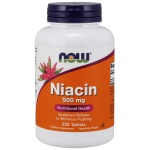 NOW Foods Niacin, 500mg - 250 tab