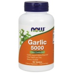NOW Foods Garlic 5000, Odor Controlled - 90 tab