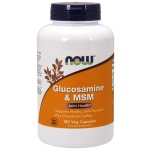 NOW Foods Glucosamine & MSM - 180 kapslí