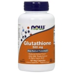 NOW Foods Glutathione with Milk Thistle Extract & Alpha Lipoic Acid, 500mg - 60 kaps.
