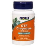 NOW Foods GTF Chromium, 200mcg - 100 tab