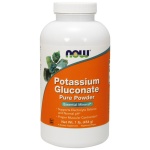 NOW Foods Potassium Gluconate, Pure Powder - 454g
