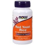 NOW Foods Red Yeast Rice with CoQ10, 600mg - 60 kapslí