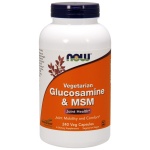 NOW Foods Glucosamine & MSM Vegetarian - 240 kaps.