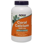 NOW Foods Coral Calcium, 1000mg - 250 kapslí