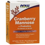 NOW Foods Cranberry Mannose + Probiotics - 24 bal