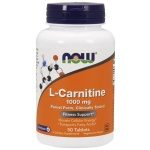 NOW Foods L-Carnitine, 1000mg - 50 tab
