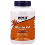 NOW Foods Vitamin K-2, 100mcg - 250 kapslí