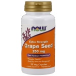 NOW Foods Grape Seed, 250mg Extra Strength - 90 kapslí