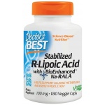 Doctor's Best Stabilizovaný R-Lipoic Acid s BioEnhanced Na-RALA, 100mg - 180 kaps.