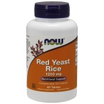 NOW Foods Red Yeast Rice Koncentrovaný 10:1 Extract, 1200mg - 60 tab