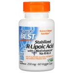 Doctor's Best Stabilizovaný R-Lipoic Acid with BioEnhanced Na-RALA, 200mg - 60 kaps.