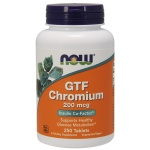 NOW Foods GTF Chromium, 200mcg - 250 tab