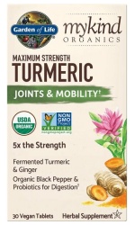 Garden of Life Mykind Organics Maximum Strength Turmeric – 30 vegan tabs