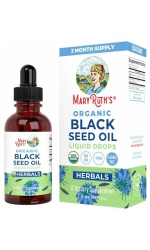 MaryRuth Organics Organic Black Seed Oil Liquid Drops – 60 ml.