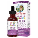 MaryRuth Organics Organic Toddler Elderberry Liquid Drops, Blueberry & Raspberry – 30 ml.