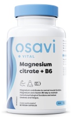 Osavi Magnesium Citrate + B6, 375mg – 90 vcaps