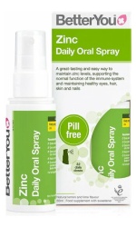 BetterYou Zinc Daily Oral Spray, Natural Lemon & Lime - 50 ml.